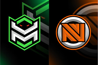 design minimalist logo for esports, youtube, and twich