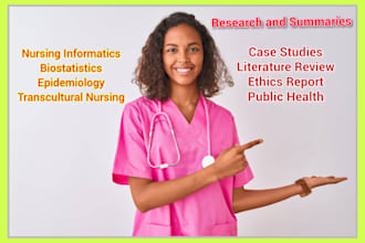 do research and summaries in nursing and public health