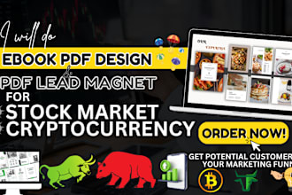 write stock market ebook, do pdf lead magnet, forex trading ebook, crypto book
