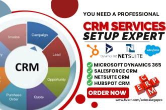 setup microsoft dynamics 365 salesforce netsuite insightly pipedrive hubspot crm
