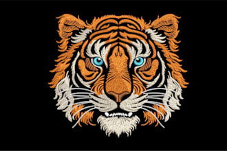digitize image for embroidery digitizing, logo embroidery design convert to dst