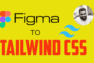 convert figma to HTML using tailwind CSS responsive