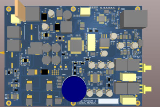 design the schematic layout and the pcb