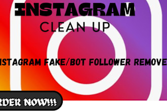 remove inactive, fake and ghost social media followers
