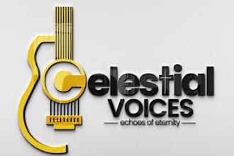 do hand drawn music band entertainment logo design