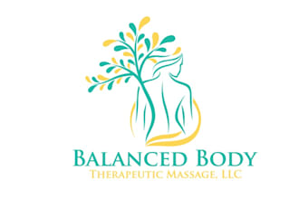 design beautiful modern body therapeutic massage logo