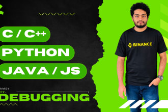 do c, cpp, python, java, javascript, php programming projects