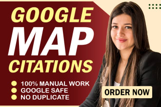 do 99,000 google maps citations for gmb ranking and local seo