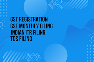 file indian itr, gst, tds