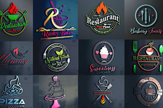 design kitchen bakery club food truck restaurant drink catering business logo