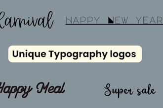 do design hand lettering creative lettermark logo design