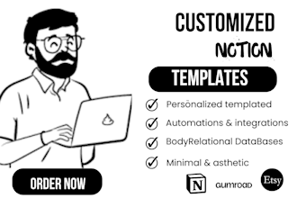 build a customized aesthetic notion templates