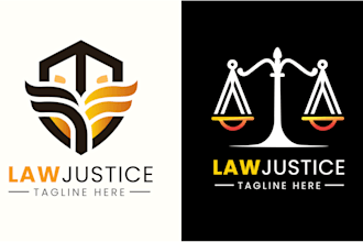 design modern attorney, legal or law firm logo