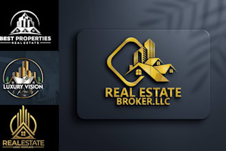 create professional photography of real estate property and business logo design