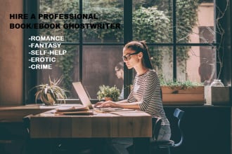 ghost write fiction romance ,erotic, horror and crime story