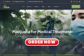 create cbd marijuana hemp weed medical cannabis  website cbd ecommerce website