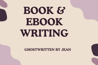 be your french ebook ghostwriter non fiction of any topic