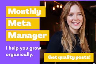 handle your social media marketing as an instagram manager