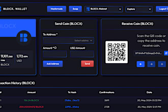 create a decentralized web wallet, crypto wallet, web app