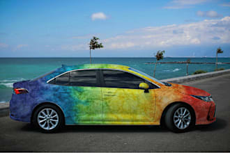 do stunning and professionally vehicle wrap design
