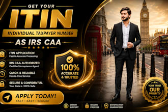 get your itin individual taxpayer number as irs caa