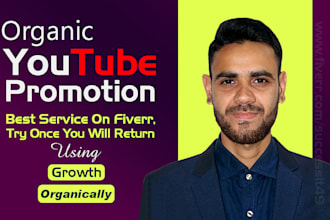 do organic youtube video promotion to real audience