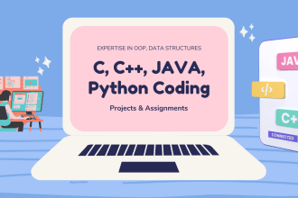 do python java c cpp data structure projects and assignments