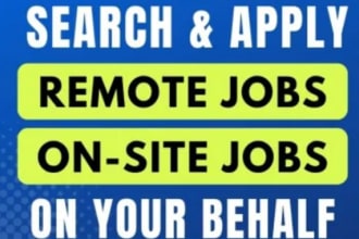 search and apply for remote jobs or onsite job applications