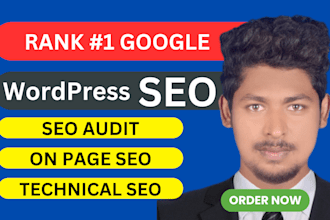 do complete wordpress onpage SEO with rankmath quickly