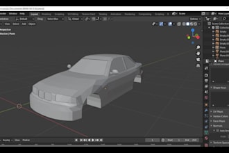 3d modeling for cars and all type of vehicle in blend