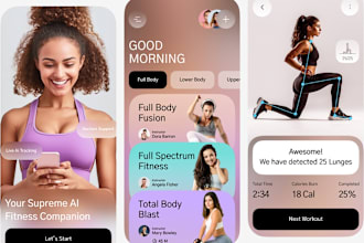 develop fitness app health and fitness workout app gym app fitness website