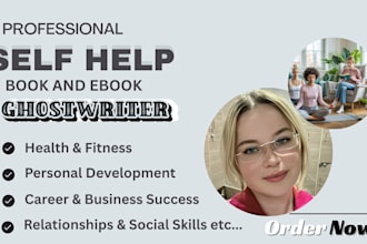 be your self help ebook book writer personal development growth mindset success
