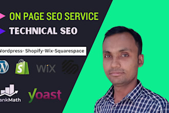 do complete on page and technical SEO service  for google top ranking