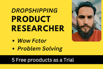 professional shopify product hunting for dropshipping