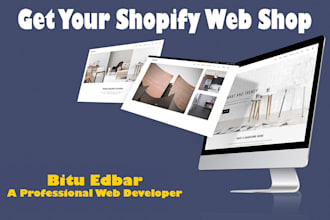 build your desired shopify store