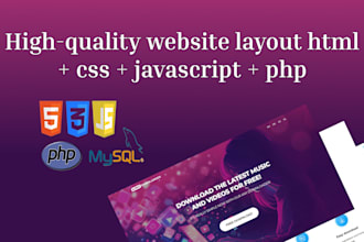 create responsive websites in html css javascript