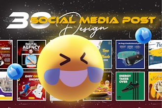 design social media ad creative, facebook ads post, instagram post design