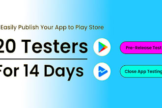 provide 20 device active testers for google play console