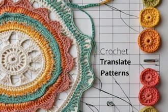 translating crochet and knitting pattern into multiple languages