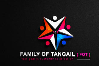 design custom emblem family logo design