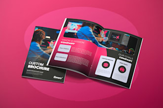 design your company brochure, booklet and report