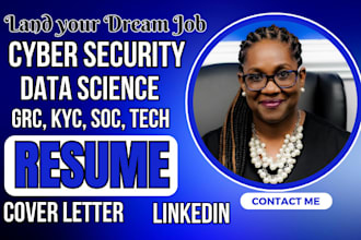 craft job winning cybersecurity, data science,  IT, kyc, soc, grc, tech resume