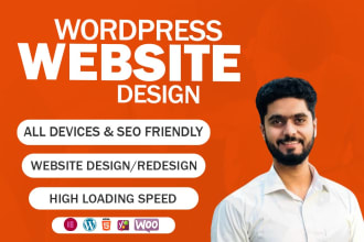 build modern wordpress website design, development or blog website