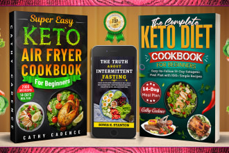create a premium cookbook cover or recipe book cover design