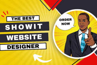 design, redesign and customize showit website and template