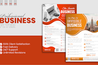 create business leaflet, one sheet event flyer poster