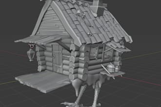 do assets game ready asset and renders  animation