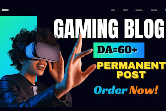 write and publish a guest post on gaming blog