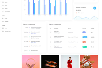 create a fully functional dashboard, CRM, and admin panel