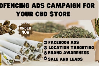 run geofencing ad campaign to boost cbd, cannabis website sales and awareness